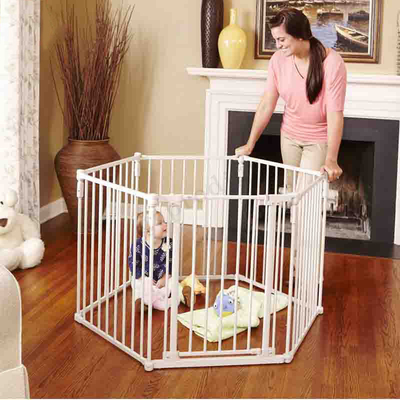 Materielles Vielzweck des kindersicheres Metallfaltbares Baby-Laufstall-Eisen-pp.