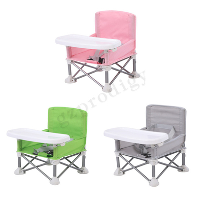 Aluminiumlegierungs-Baby-Klappstuhl mit Tray Multicolor Portable