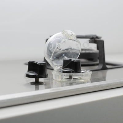 Klebende Festlegungs-großes transparentes Gas Oven Knob Safety Cover