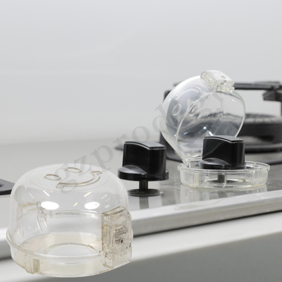 Klebende Festlegungs-großes transparentes Gas Oven Knob Safety Cover