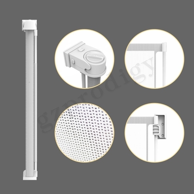 Rollen Sie oben entfernbaren einziehbaren Mesh Dog Gate, ausdehnbares Haustier Mesh Guard Gate