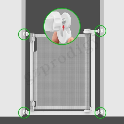 Starker leichter einziehbarer Baby-Tor-Haustier-Zaun Durable White Color