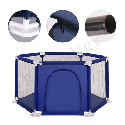 Baby Prodigys sechseckiges tragbares Mehrfarben-Oxford Gewebe-tragbares Baby Playard Playard