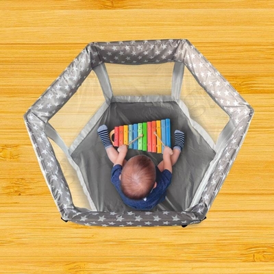 Mehrfunktionaler tragbarer Metallgewebe-Baby Playard-Falten-Reise-Laufstall-Innen- und Gebrauch im Freien