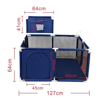 Baby Prodigys Breathable tragbare Playard-Höhe tragbares Baby Playard im Freien 25 Zoll Multiscene