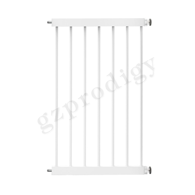 Vielzweck-ABS ausdehnbare Baby-Metalltor-Breite 17&quot; schwarze weiße Farbe