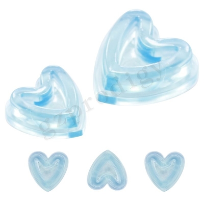Transparente klare Plastiktür-Keil-ungiftige geruchlose Herz-Form-Plastiktür-Keil