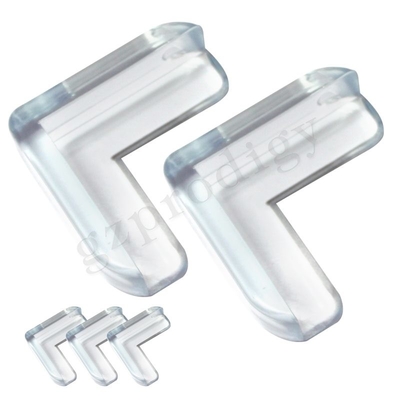 Transparenter PVC-Eckenschutz aus durchsichtigem Kunststoff für die Tischinstallation