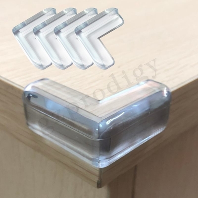 Transparenter PVC-Eckenschutz aus durchsichtigem Kunststoff für die Tischinstallation