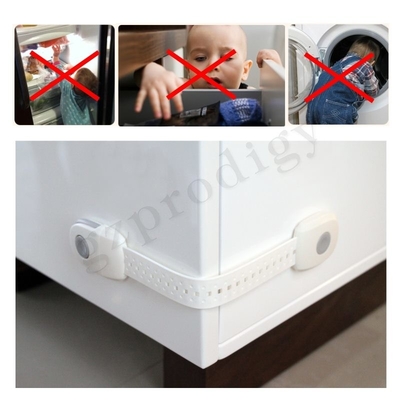 Neues Baby-Sicherheits-Fach-multi Gebrauchs-Klinken des Entwurfs-TPR+PP justierbares 239*35*15mm