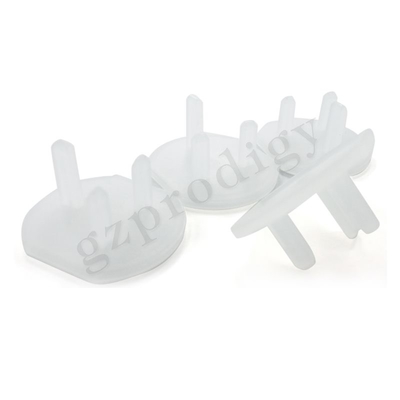 Entfernbarer Steckdose-Stecker bedeckt Babyproof ungiftiges transparentes