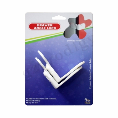 Selbstklebendes Baby-Sicherheitsschloß Plastikl formen Kabinett-Fach-Klinken ABS