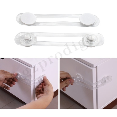 Vielzweck-PVC-Sicherheits-Schrank-Verschlüsse, transparente Sicherheits-Klinken für Kabinette