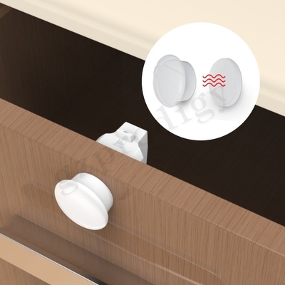 Verhindern Sie, dass das Baby das versteckte selbstklebende magnetische Schrankschloss öffnet