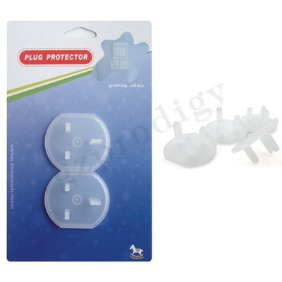 Transparenter Pin Socket Protector Cover Anti Zusammenstoß-kindersichere Ausgang-Stecker-Abdeckungen Prodigys