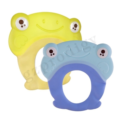Ungiftiges Material 26.5x25.7cm des Multiscene-Baby-Bad-Hut-pp. TPR 	Baby-Shampoo-Kappe
