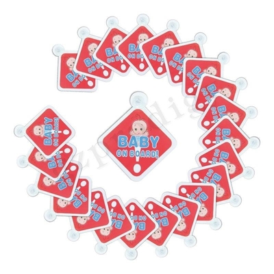 127x127mm quadratisches Multiscene geruchloses entfernbares Baby an Bord des Aufklebers zur Baby-Sicherheit