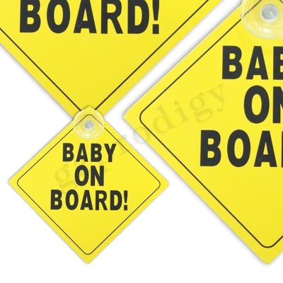 Wasserdichtes Kind ISO9001 an Bord des Aufklebers, geruchloses personifiziert an Bord des Autokennzeichens