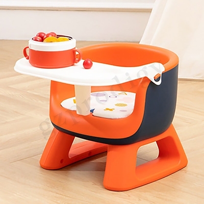 Multifunktions-PVC-Baby-Klappstuhl-leichter Baby-Klappstuhl mit großem Teller