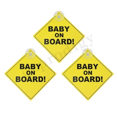 Wasserdichtes Baby an Bord Aufklebers Vielzweck-135x135mm praktisch