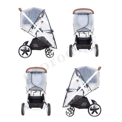 PVC-Kinderwagen-Regenschutz, universelles Kinderwagen-Zubehör, Baby-Reise-Wetterschutz, winddicht, schützt vor Staub