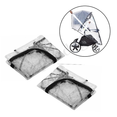 PVC-Kinderwagen-Regenschutz, universelles Kinderwagen-Zubehör, Baby-Reise-Wetterschutz, winddicht, schützt vor Staub