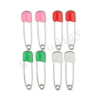 Prodigy 8 Pcs Windelspinne Öko-freundliche Kunststoff-Kopfspinne mit Baby-Saftey-Schlössern bunt