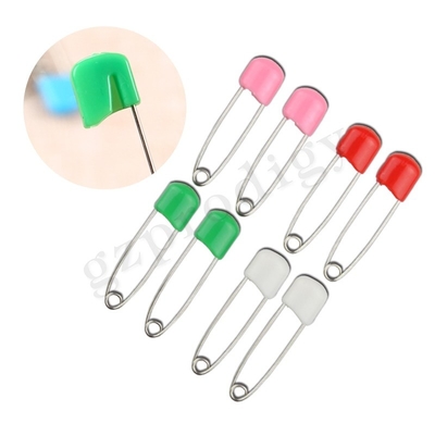 Prodigy 8 Pcs Windelspinne Öko-freundliche Kunststoff-Kopfspinne mit Baby-Saftey-Schlössern bunt