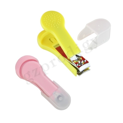 Rosafarbener Kohlenstoffstahl-Nagelknipser Hot Trending Plastic Cute Children Health Care For Baby