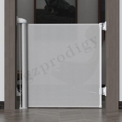 Doppelt sicheres, einziehbares Babygitter 55&quot;-118&quot; Superbreit EN1930