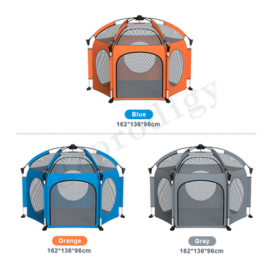 Innen- und Pop der Falten-A im Freien herauf Spiel-Zelt orange Grey Blue Color